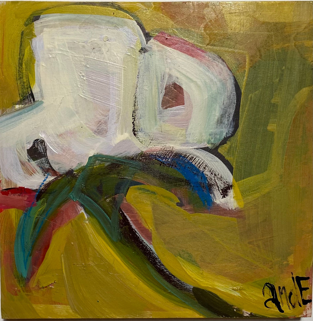 Cotton Boll on Yellow