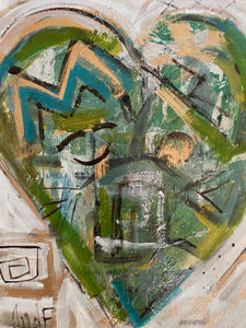 Heart On Panel #3