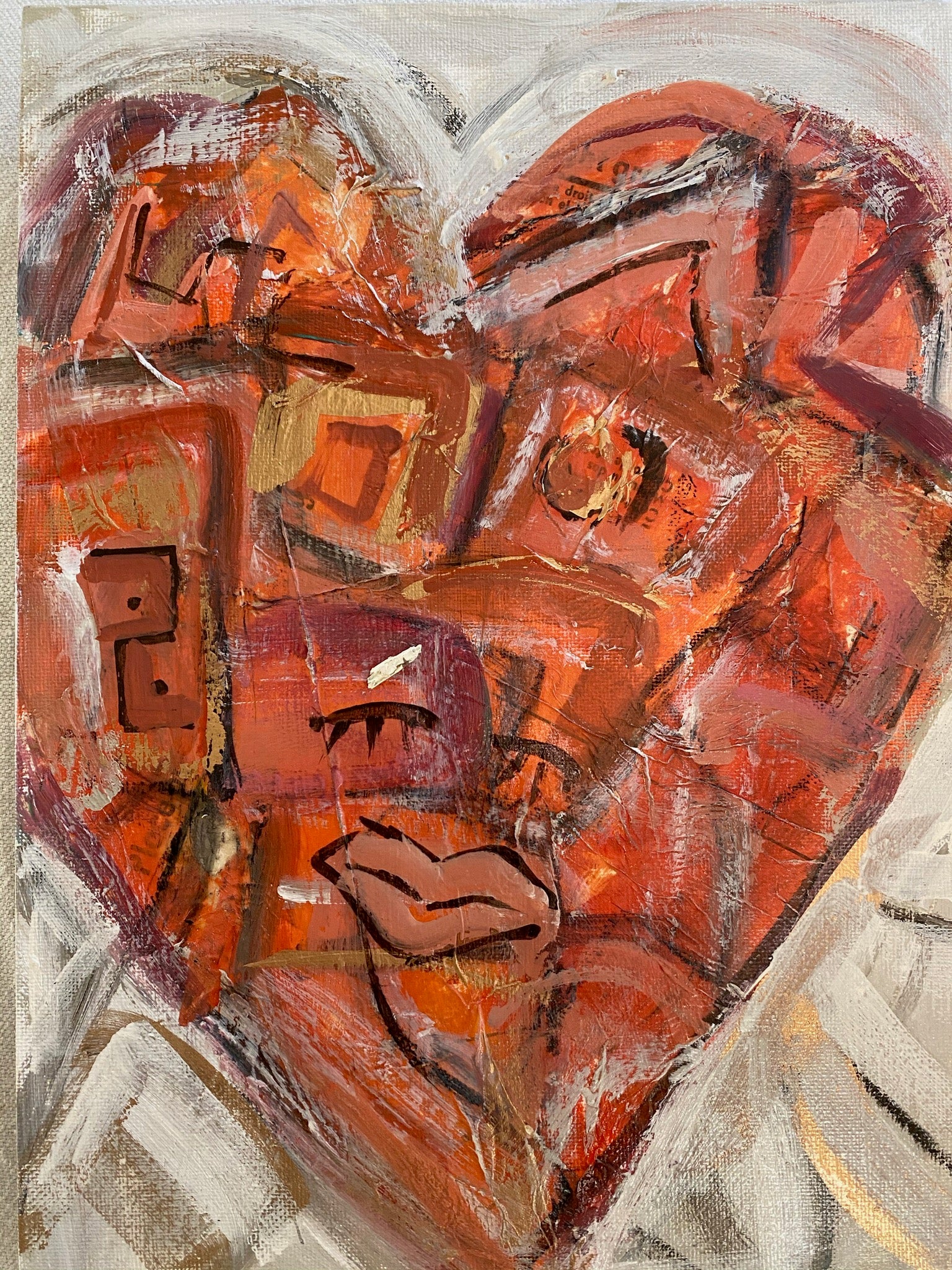Heart On Panel #2