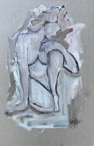 Nude on linen